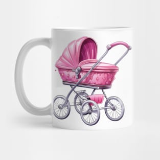 Pink Baby Stroller Mug